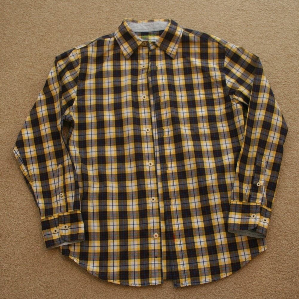 🟡 Boys Arizona Jean Co. Plaid Shirt – Size 14/16 – Excellent Condition 🟡